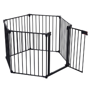 12.5 ft Adjustable Metal Safety Gate/ Play Yard- 6 Panels (Including Gate)