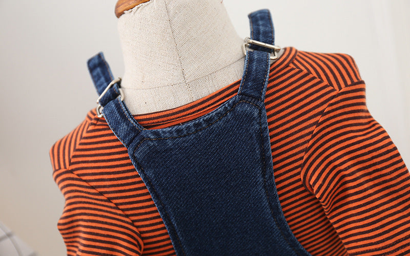 Four-legged Jean Overalls Dog Clothing (S-2XL)