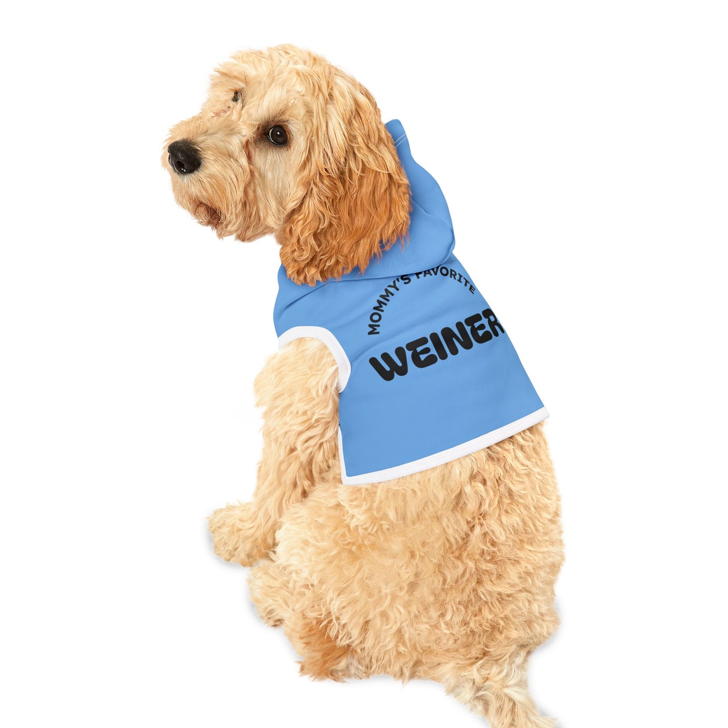 Mommy's Favorite Weiner Pet Hoodie, Cute Dog Coat, Fun Pet Apparel, Cozy Pet Outfit, Dog Lovers Gift, Casual Pet Wear
