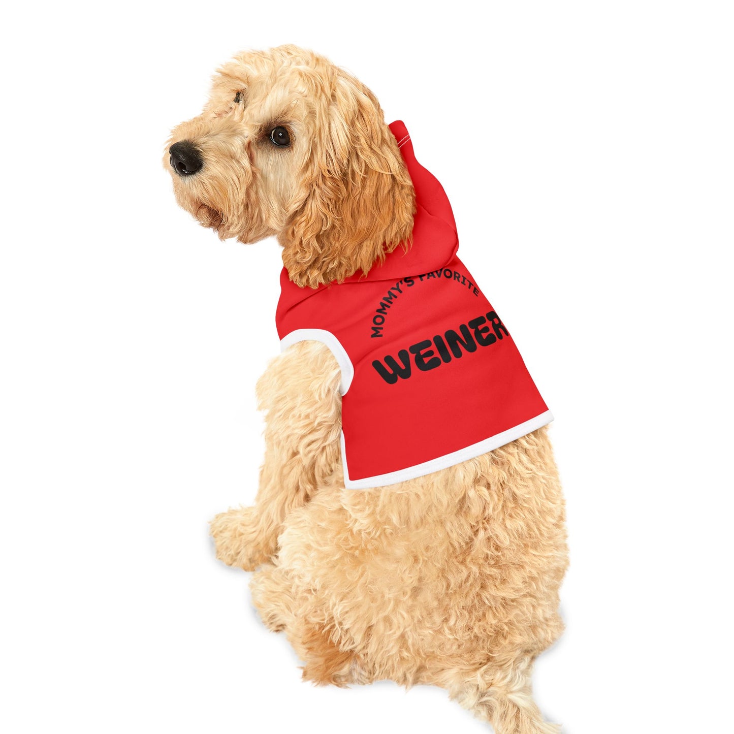 Mommy's Favorite Weiner Pet Hoodie, Cute Dog Coat, Fun Pet Apparel, Cozy Pet Outfit, Dog Lovers Gift, Casual Pet Wear