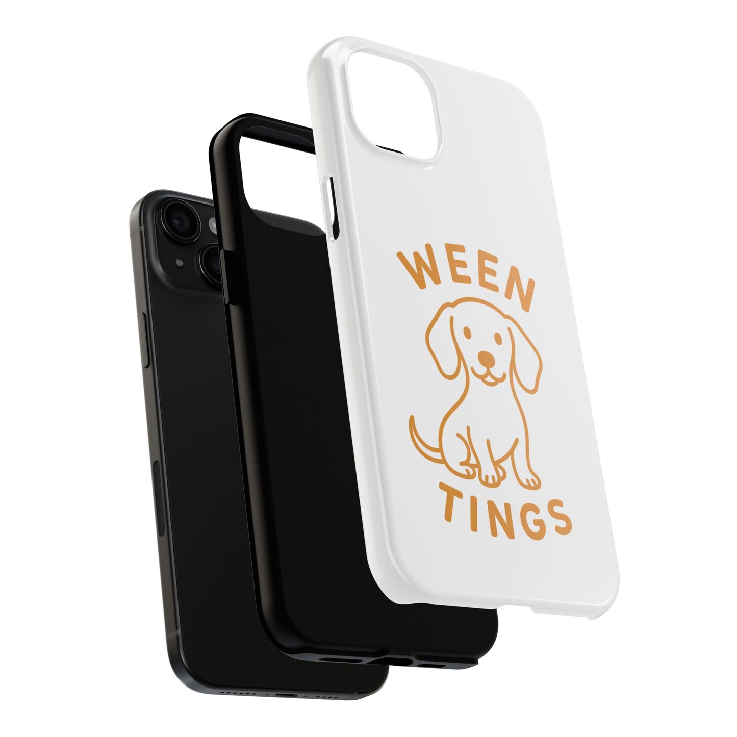 Cute Dog-Themed Tough Phone Cases, Funny Dog Gifts, Pet Lover Accessories, Ween Tings Phone Cover, Dog Owner Gift