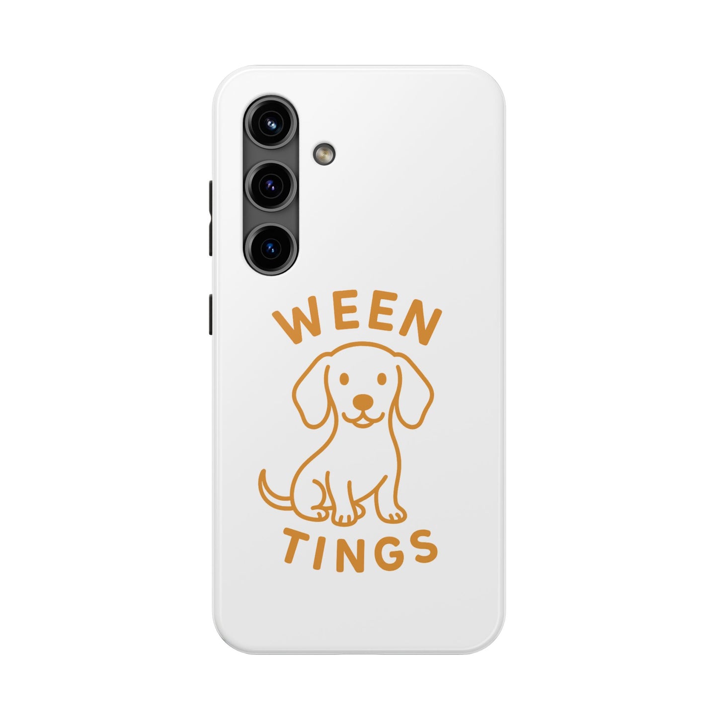 Cute Dog-Themed Tough Phone Cases, Funny Dog Gifts, Pet Lover Accessories, Ween Tings Phone Cover, Dog Owner Gift