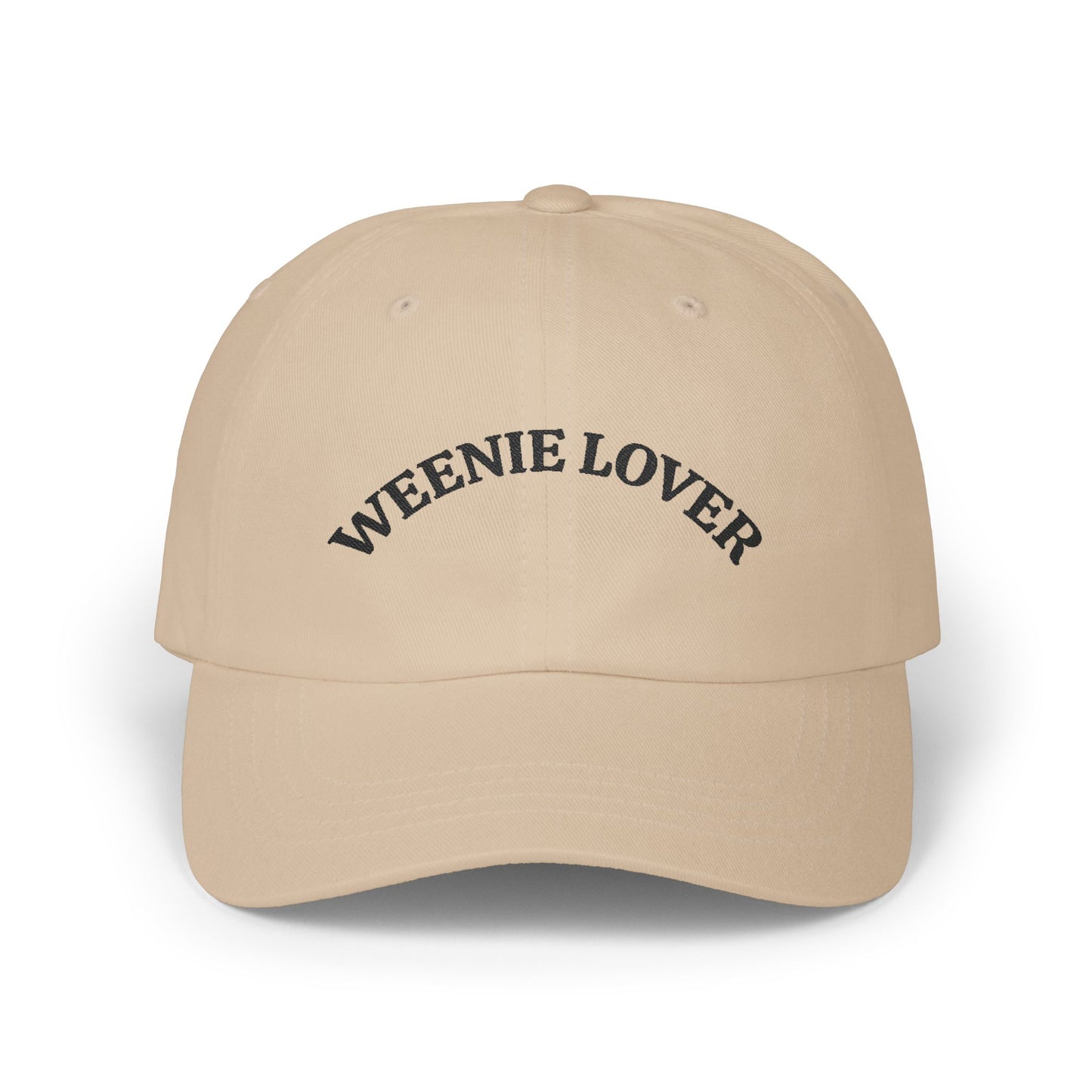 Weenie Lover Classic Dad Cap | Soft Cotton Hat, Casual Everyday Wear, Gifts for Dog Lovers, Trendy Fashion Accessory