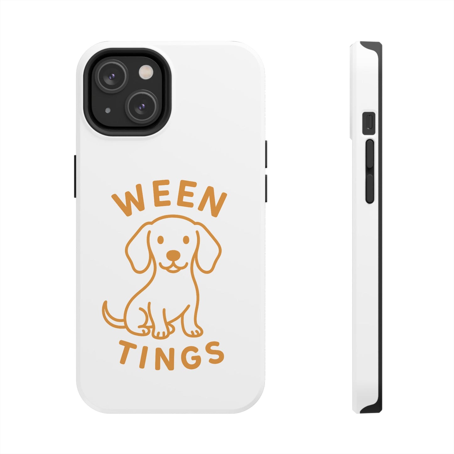 Cute Dog-Themed Tough Phone Cases, Funny Dog Gifts, Pet Lover Accessories, Ween Tings Phone Cover, Dog Owner Gift