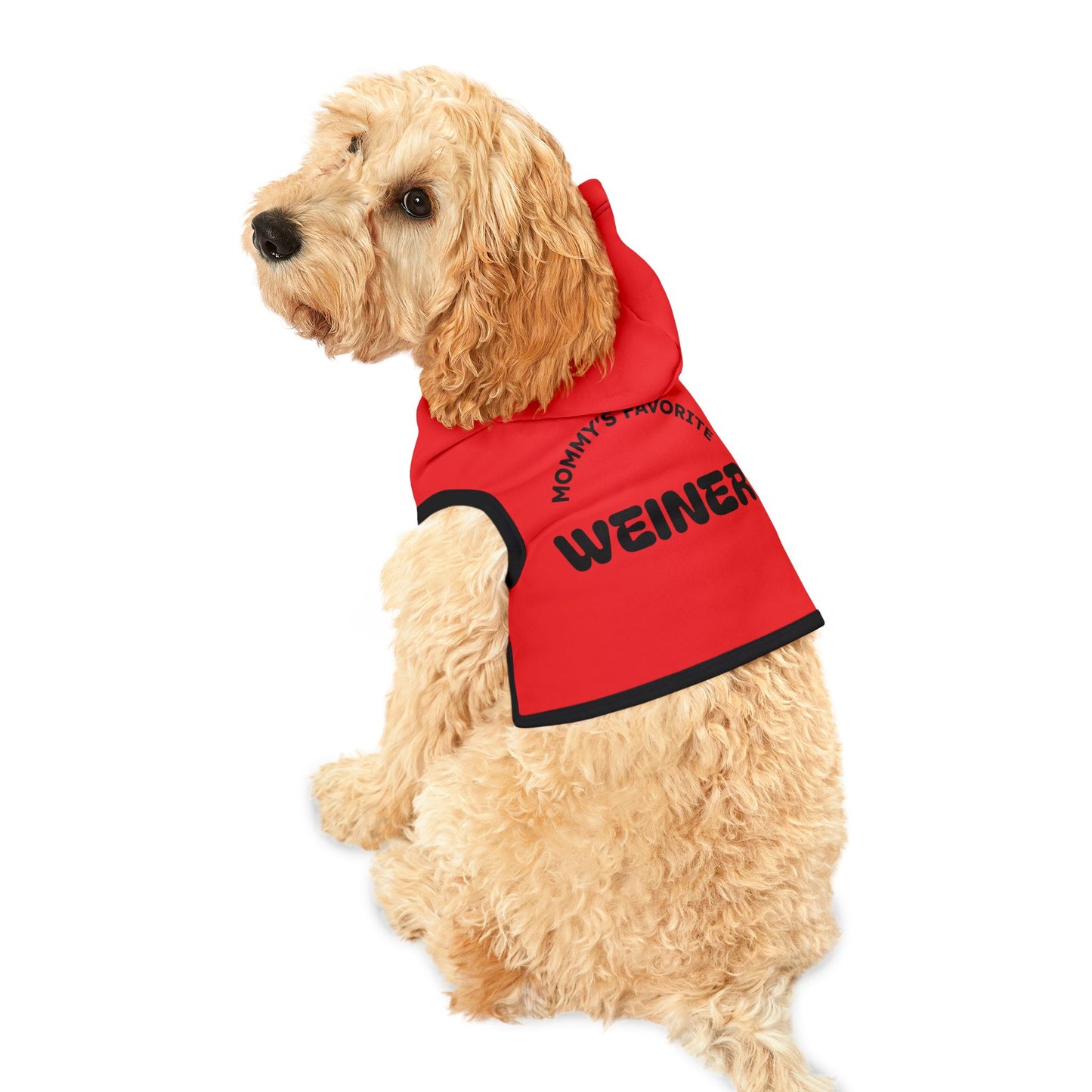 Mommy's Favorite Weiner Pet Hoodie, Cute Dog Coat, Fun Pet Apparel, Cozy Pet Outfit, Dog Lovers Gift, Casual Pet Wear