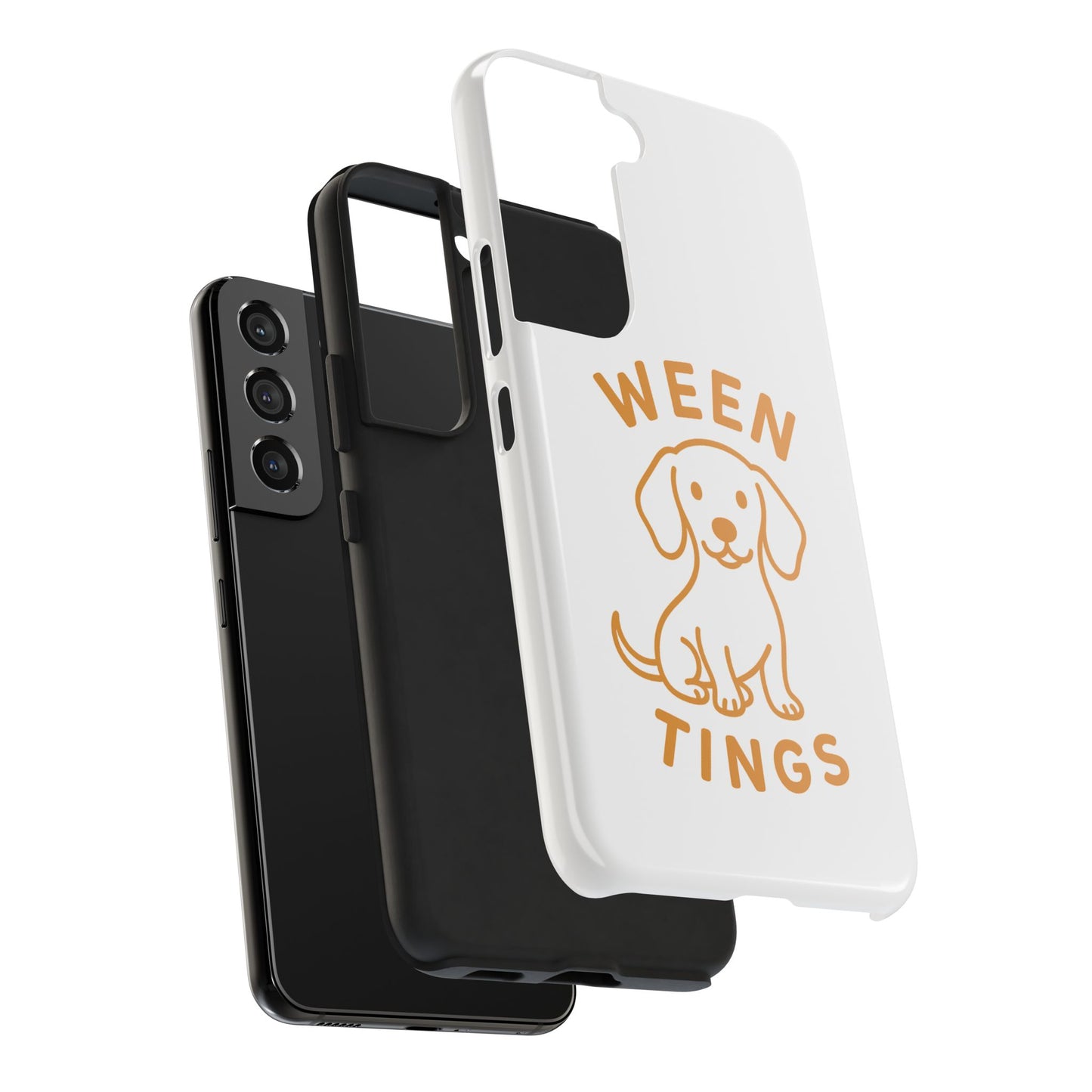 Cute Dog-Themed Tough Phone Cases, Funny Dog Gifts, Pet Lover Accessories, Ween Tings Phone Cover, Dog Owner Gift