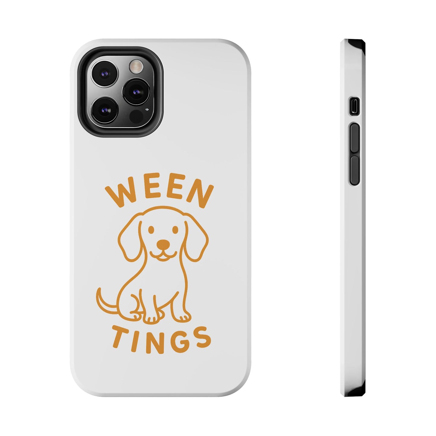 Cute Dog-Themed Tough Phone Cases, Funny Dog Gifts, Pet Lover Accessories, Ween Tings Phone Cover, Dog Owner Gift