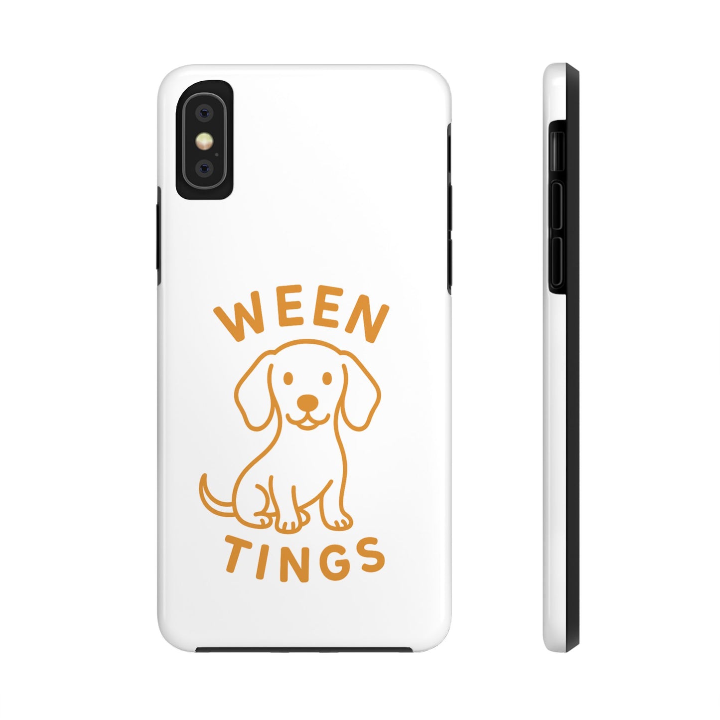 Cute Dog-Themed Tough Phone Cases, Funny Dog Gifts, Pet Lover Accessories, Ween Tings Phone Cover, Dog Owner Gift