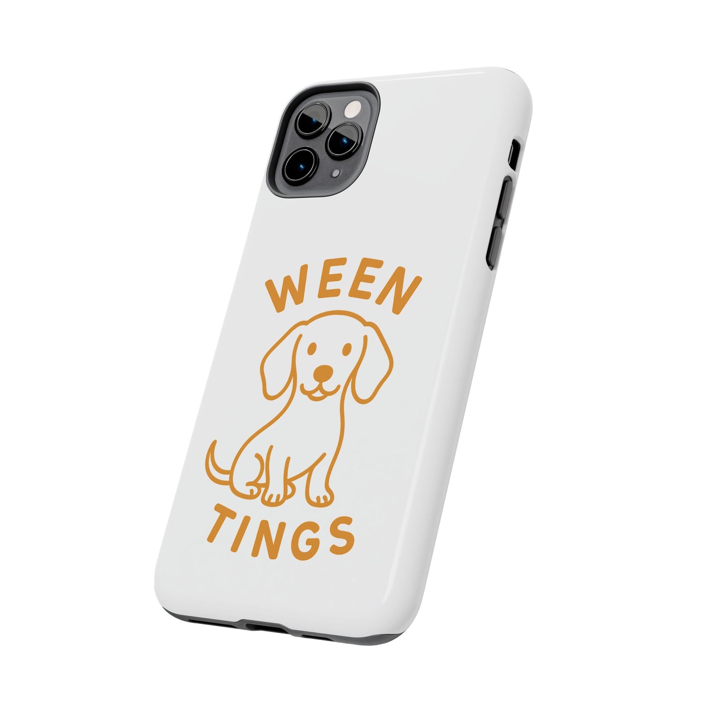 Cute Dog-Themed Tough Phone Cases, Funny Dog Gifts, Pet Lover Accessories, Ween Tings Phone Cover, Dog Owner Gift