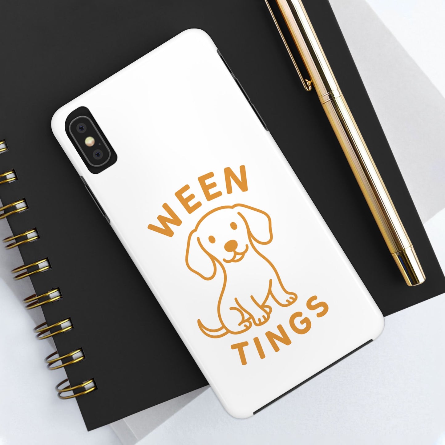 Cute Dog-Themed Tough Phone Cases, Funny Dog Gifts, Pet Lover Accessories, Ween Tings Phone Cover, Dog Owner Gift