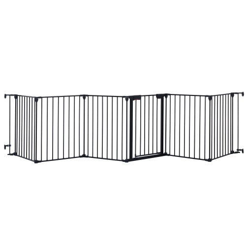 12.5 ft Adjustable Metal Safety Gate/ Play Yard- 6 Panels (Including Gate)