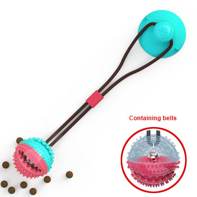 Dog Silicon Suction Cup-Tug Interactive Ball Toy