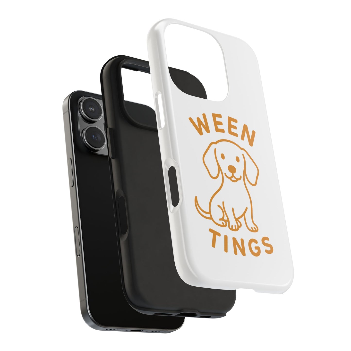 Cute Dog-Themed Tough Phone Cases, Funny Dog Gifts, Pet Lover Accessories, Ween Tings Phone Cover, Dog Owner Gift