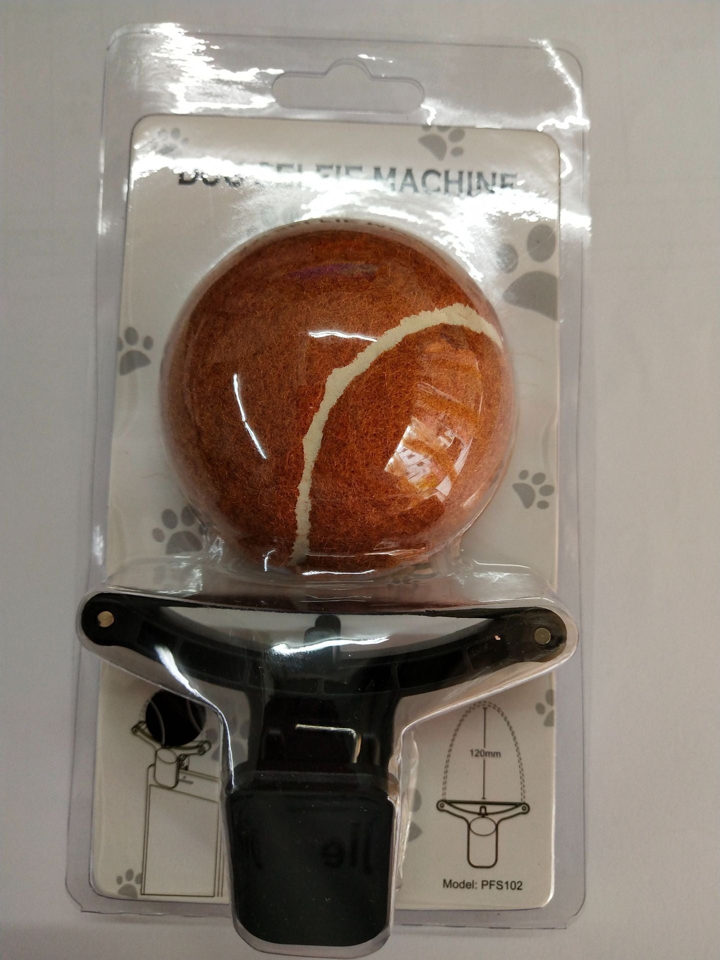 Tennis Ball Phone Clip for Pet Photos
