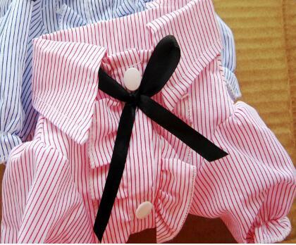 Bubble Sleeve Bow Tie Pet Shirt (S-2XL)