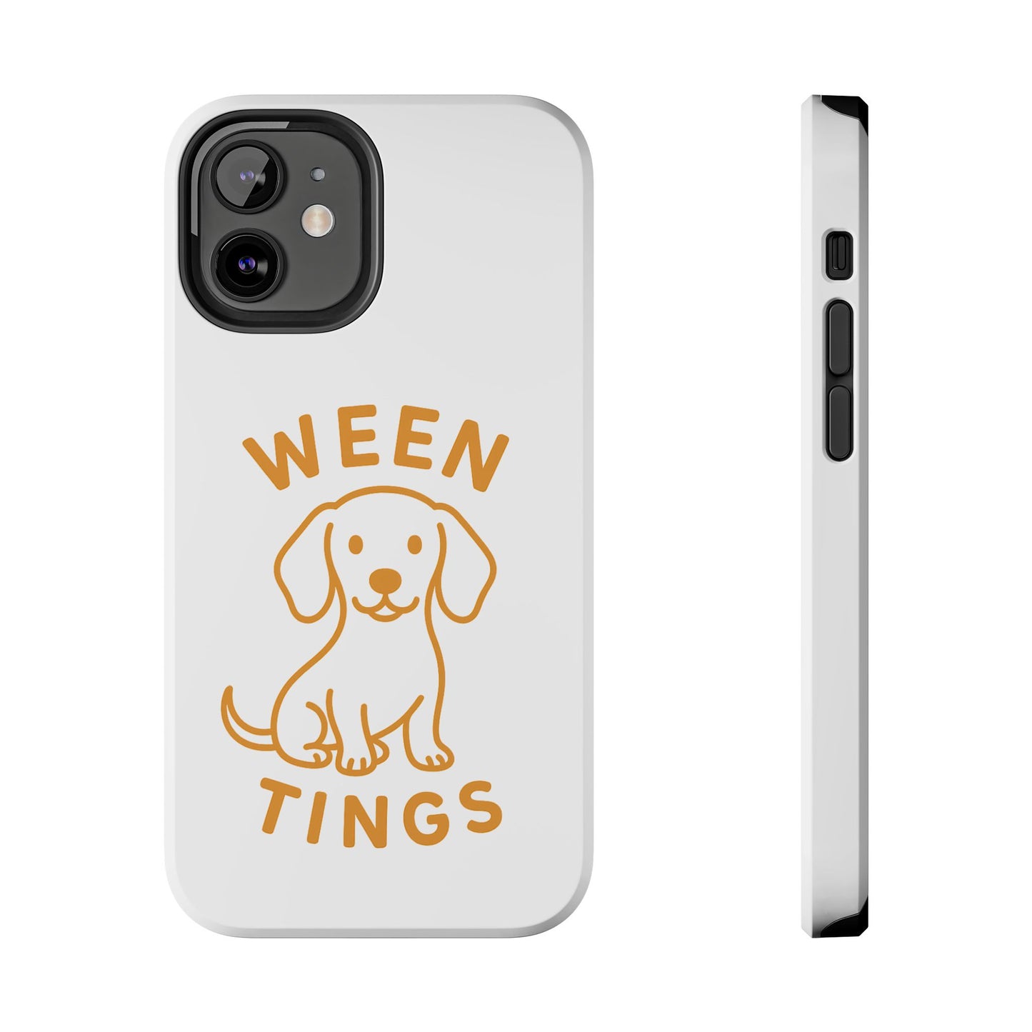 Cute Dog-Themed Tough Phone Cases, Funny Dog Gifts, Pet Lover Accessories, Ween Tings Phone Cover, Dog Owner Gift