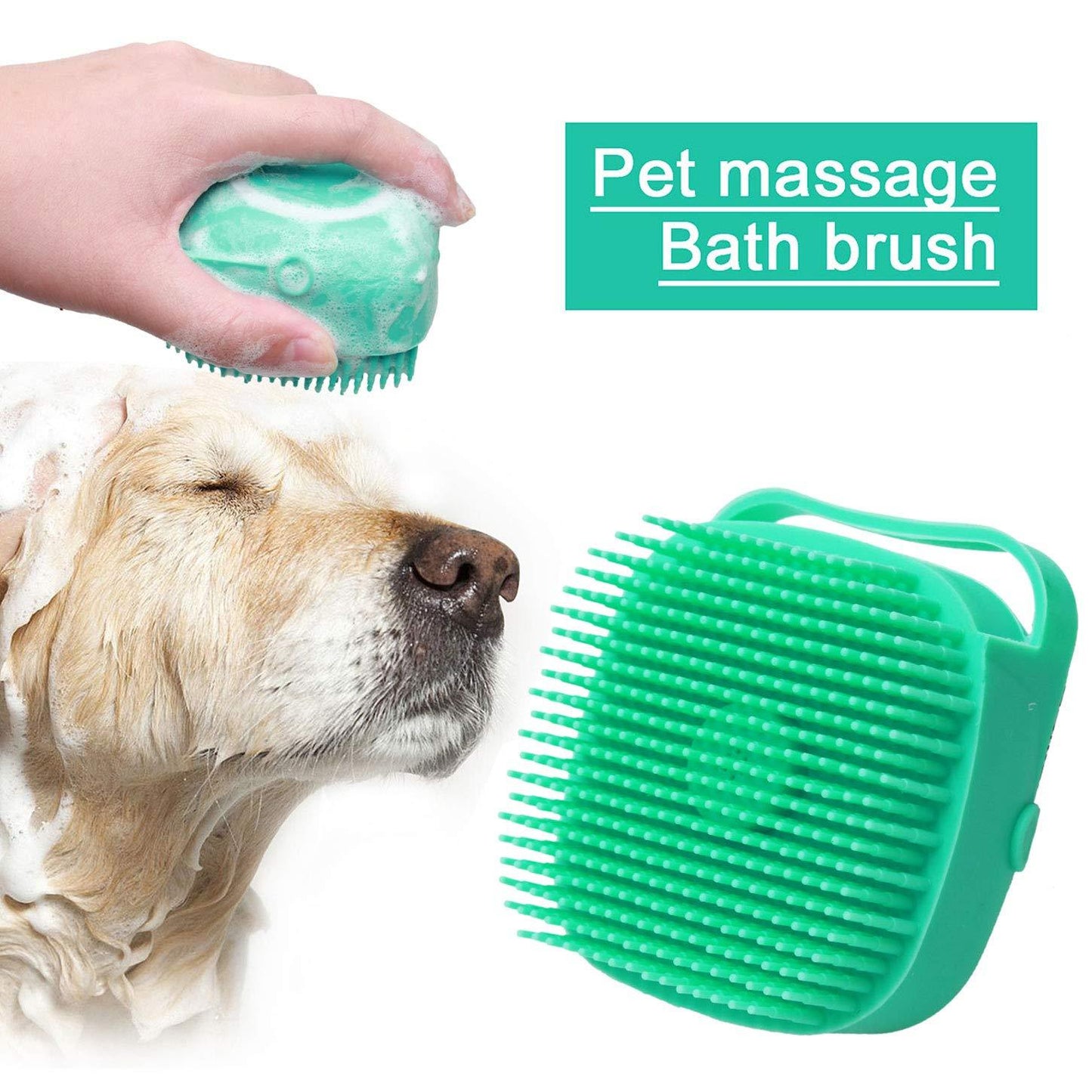 Silicone Shampoo Pet Brush