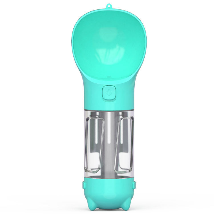 Portable, Travel 3 In 1 Dog Water/Food Bottle & Baggie Dispenser