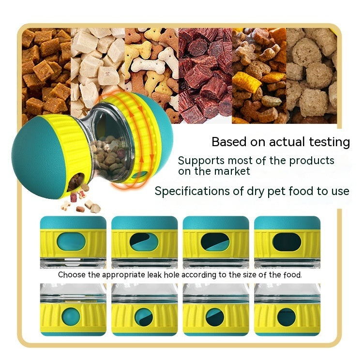 Food Dispensing Toy Tumbler, Food Ball Puzzle, Interactive Slowly Feeding
