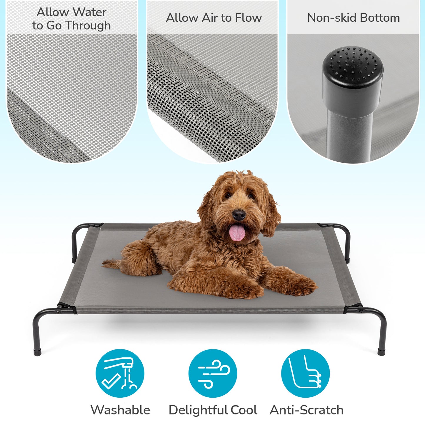 MEDIUM Raised Pet Bed/Cot