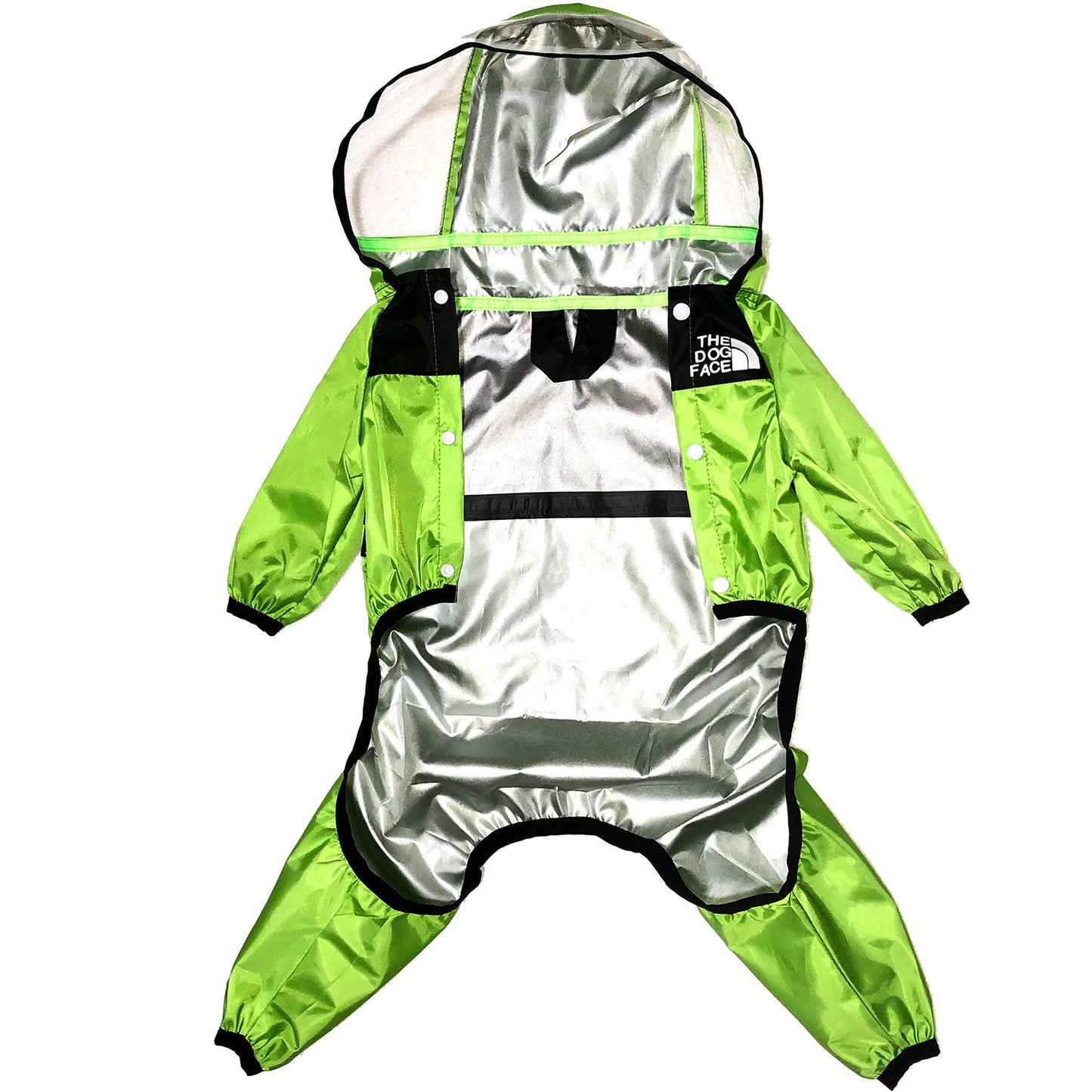 TheDogFace Dog Windbreaker, Rain Poncho (XS-4XL)