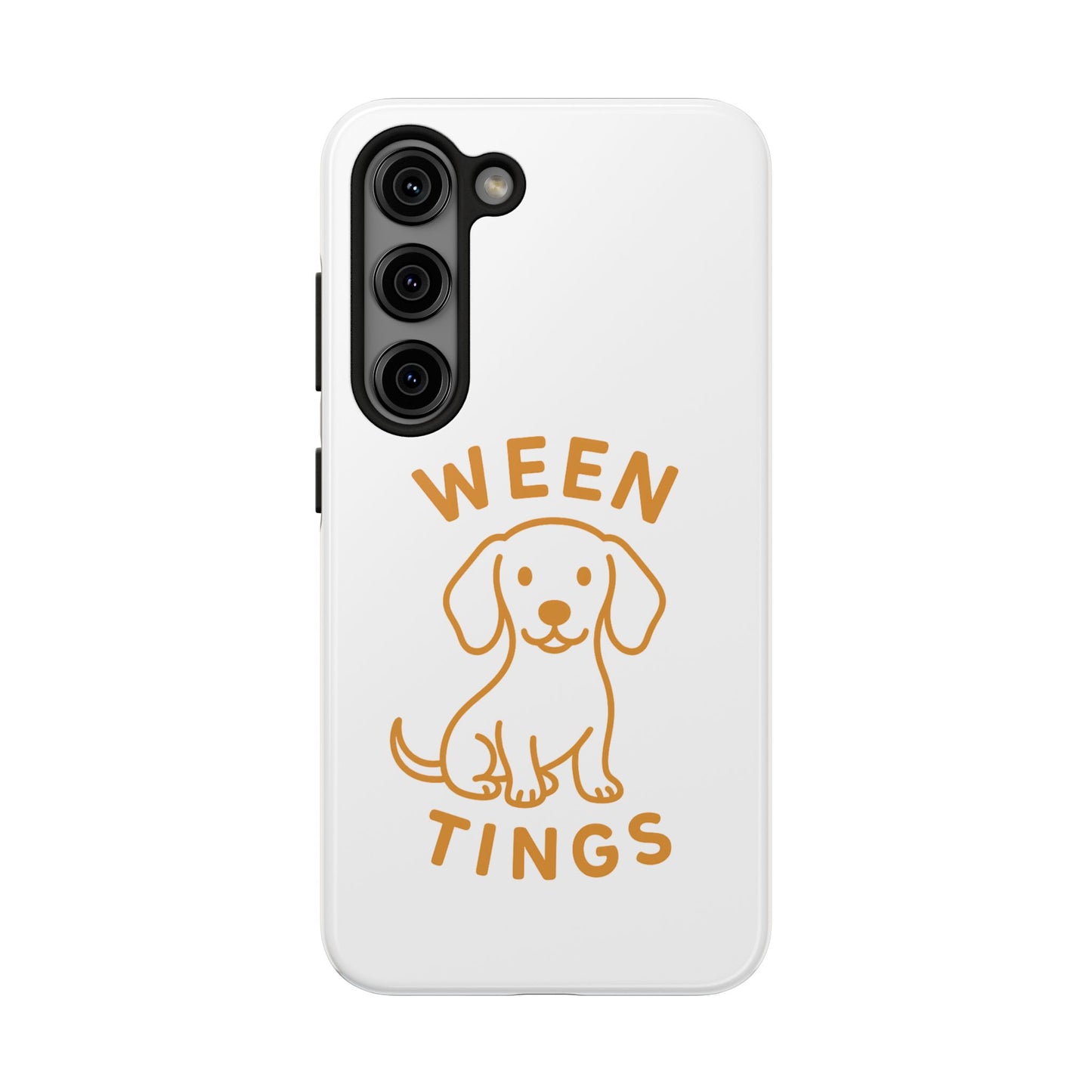 Cute Dog-Themed Tough Phone Cases, Funny Dog Gifts, Pet Lover Accessories, Ween Tings Phone Cover, Dog Owner Gift