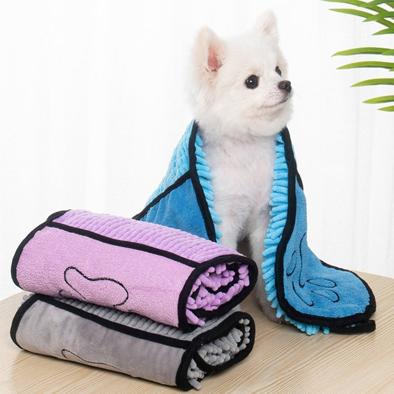 Super Absorbent, Microfiber Bath Towels For Pets