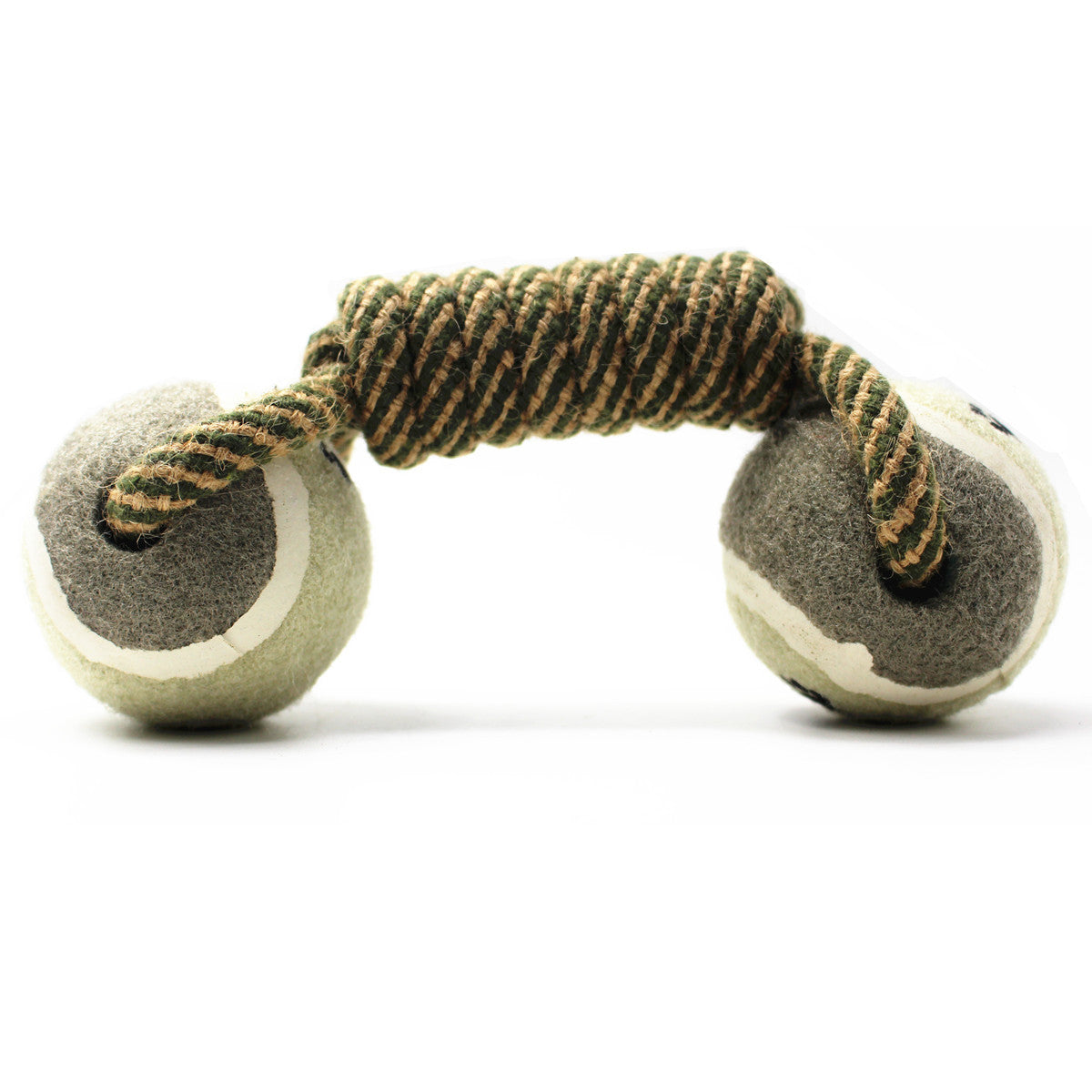 Pet Dumbbell, Rope Tennis Ball Chew Toy