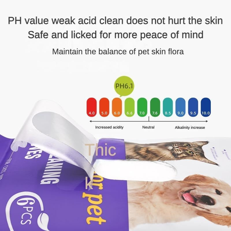Hypoallergenic Cleaning & Deodorizing Bathing Wipes For Dogs And Cats