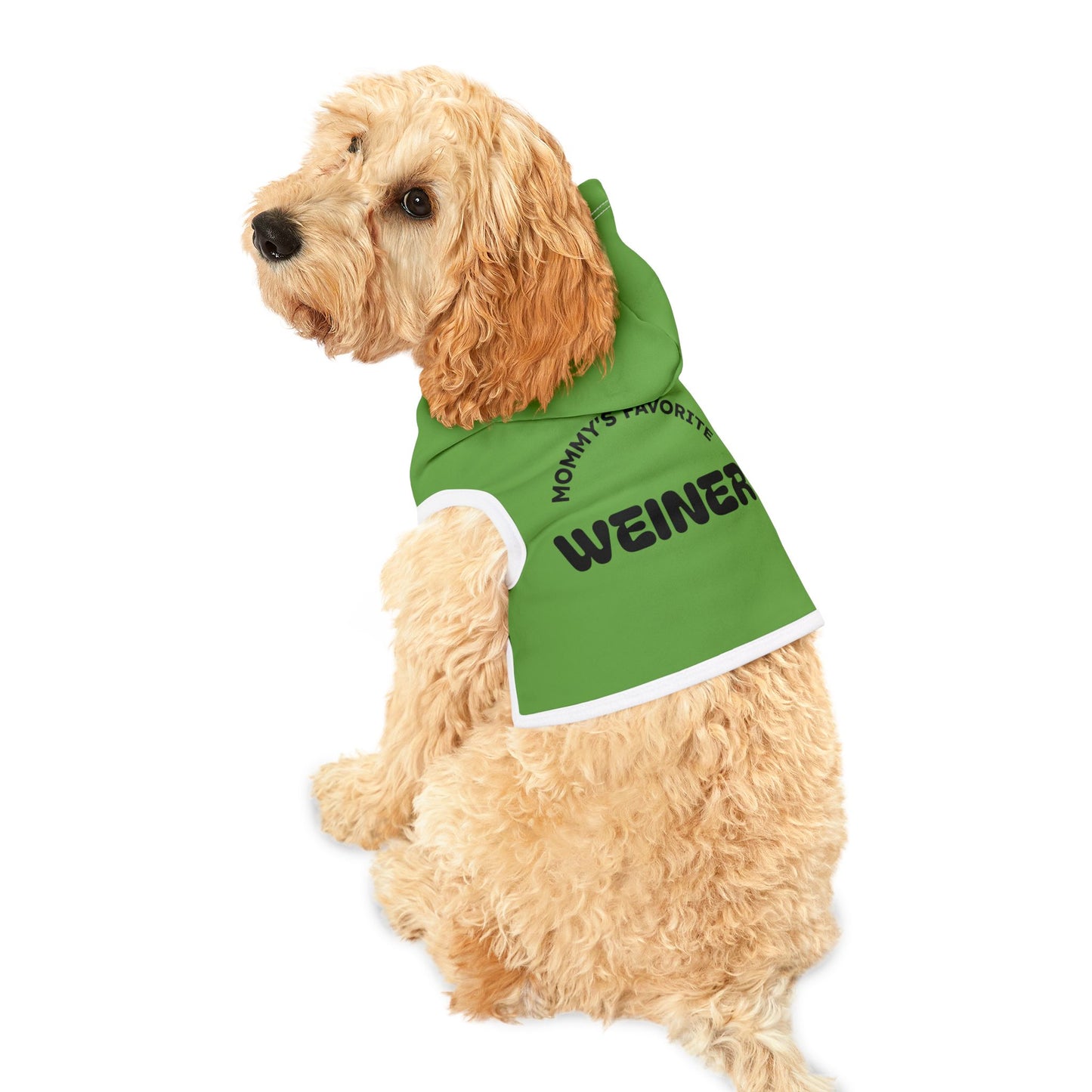 Mommy's Favorite Weiner Pet Hoodie, Cute Dog Coat, Fun Pet Apparel, Cozy Pet Outfit, Dog Lovers Gift, Casual Pet Wear