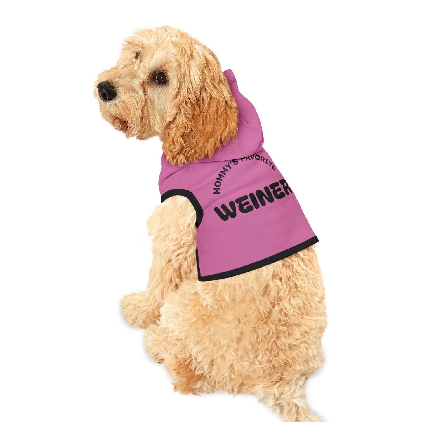 Mommy's Favorite Weiner Pet Hoodie, Cute Dog Coat, Fun Pet Apparel, Cozy Pet Outfit, Dog Lovers Gift, Casual Pet Wear