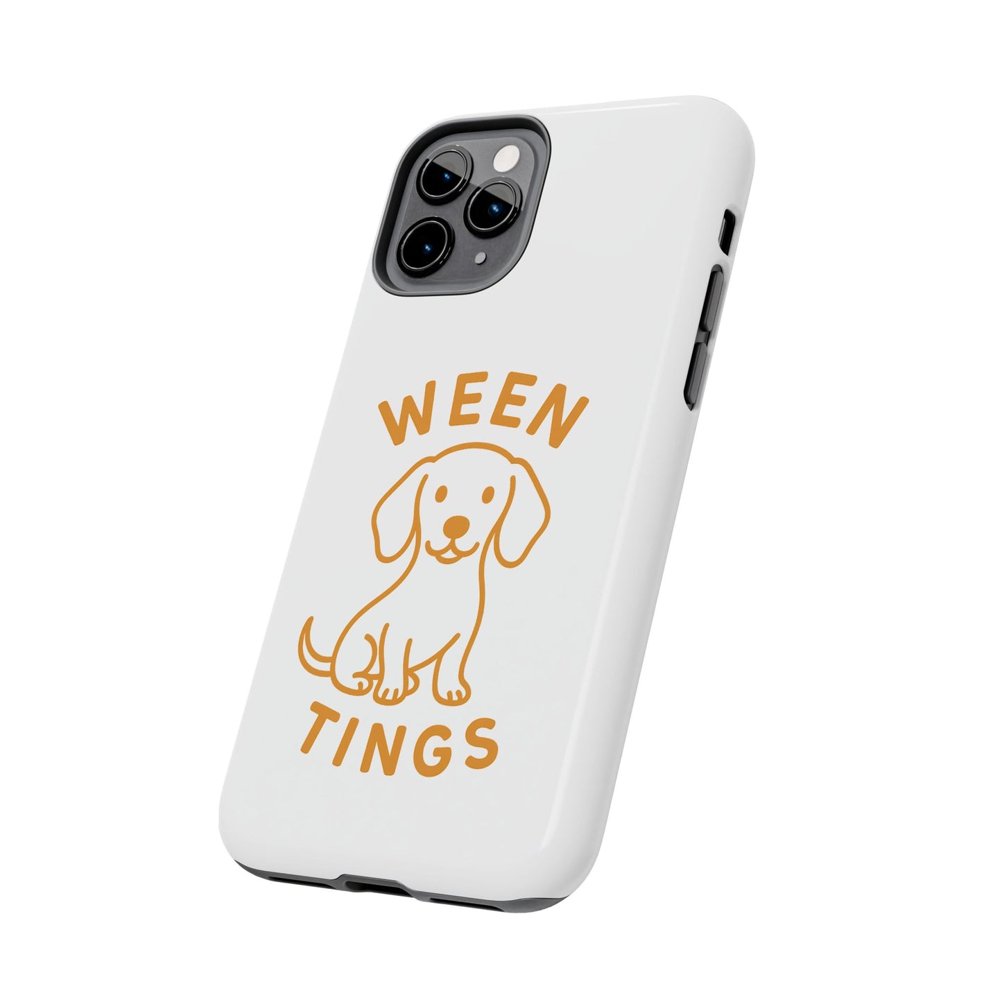 Cute Dog-Themed Tough Phone Cases, Funny Dog Gifts, Pet Lover Accessories, Ween Tings Phone Cover, Dog Owner Gift