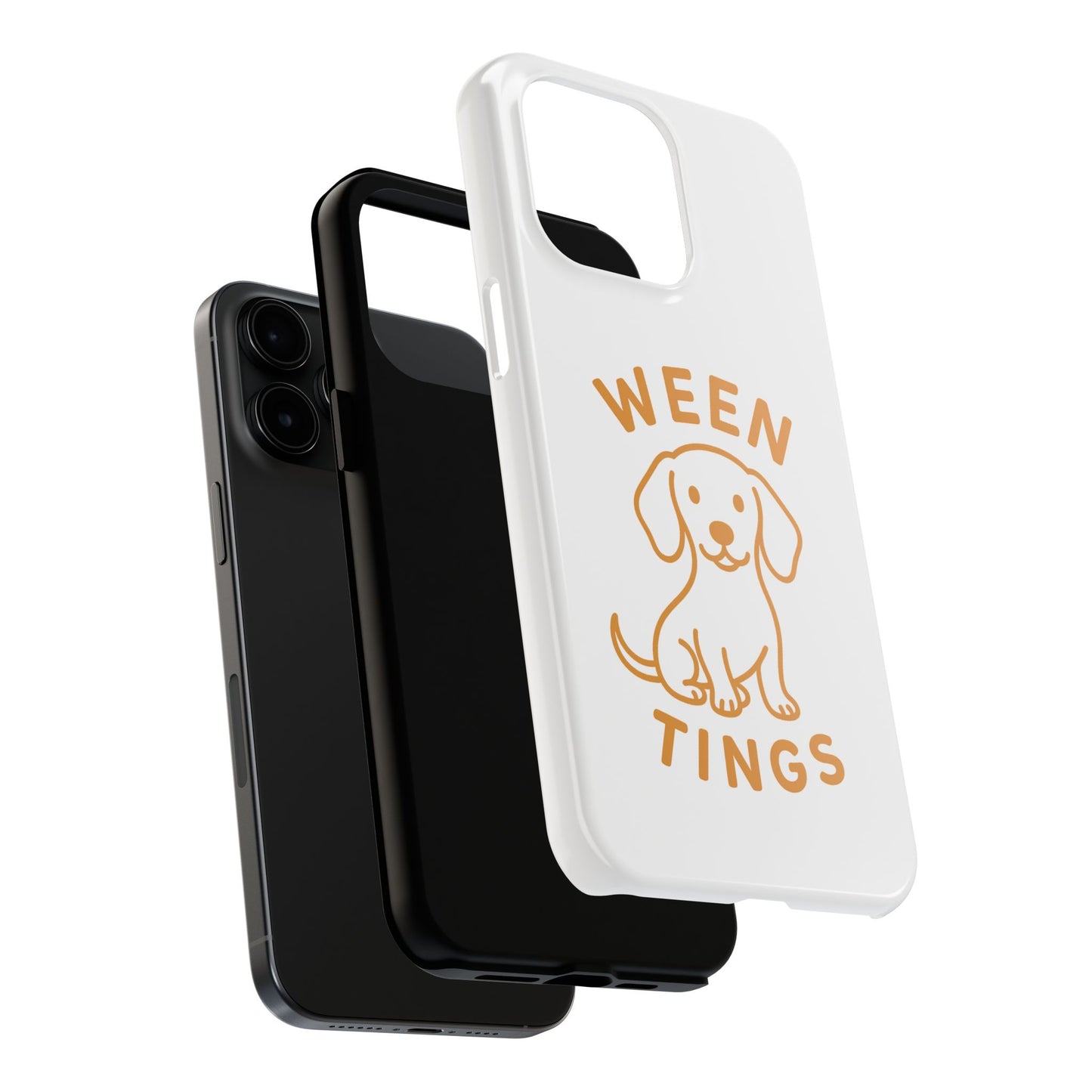 Cute Dog-Themed Tough Phone Cases, Funny Dog Gifts, Pet Lover Accessories, Ween Tings Phone Cover, Dog Owner Gift
