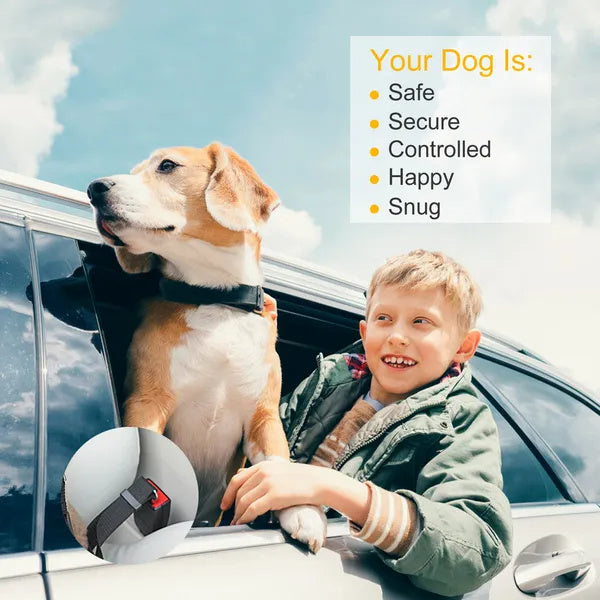 2Pcs Pet Dog Adjustable Safety Seat Belt