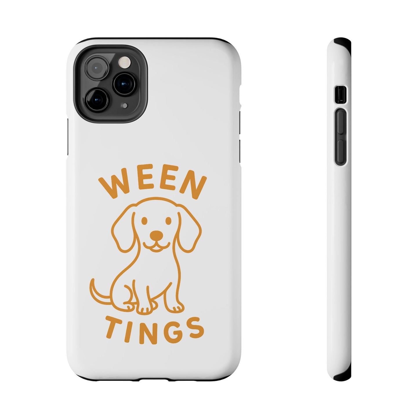 Cute Dog-Themed Tough Phone Cases, Funny Dog Gifts, Pet Lover Accessories, Ween Tings Phone Cover, Dog Owner Gift