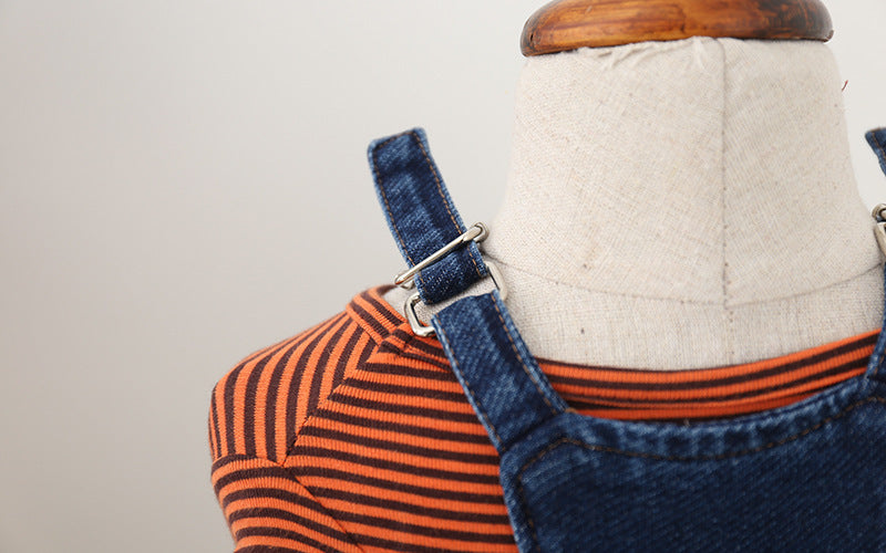 Four-legged Jean Overalls Dog Clothing (S-2XL)
