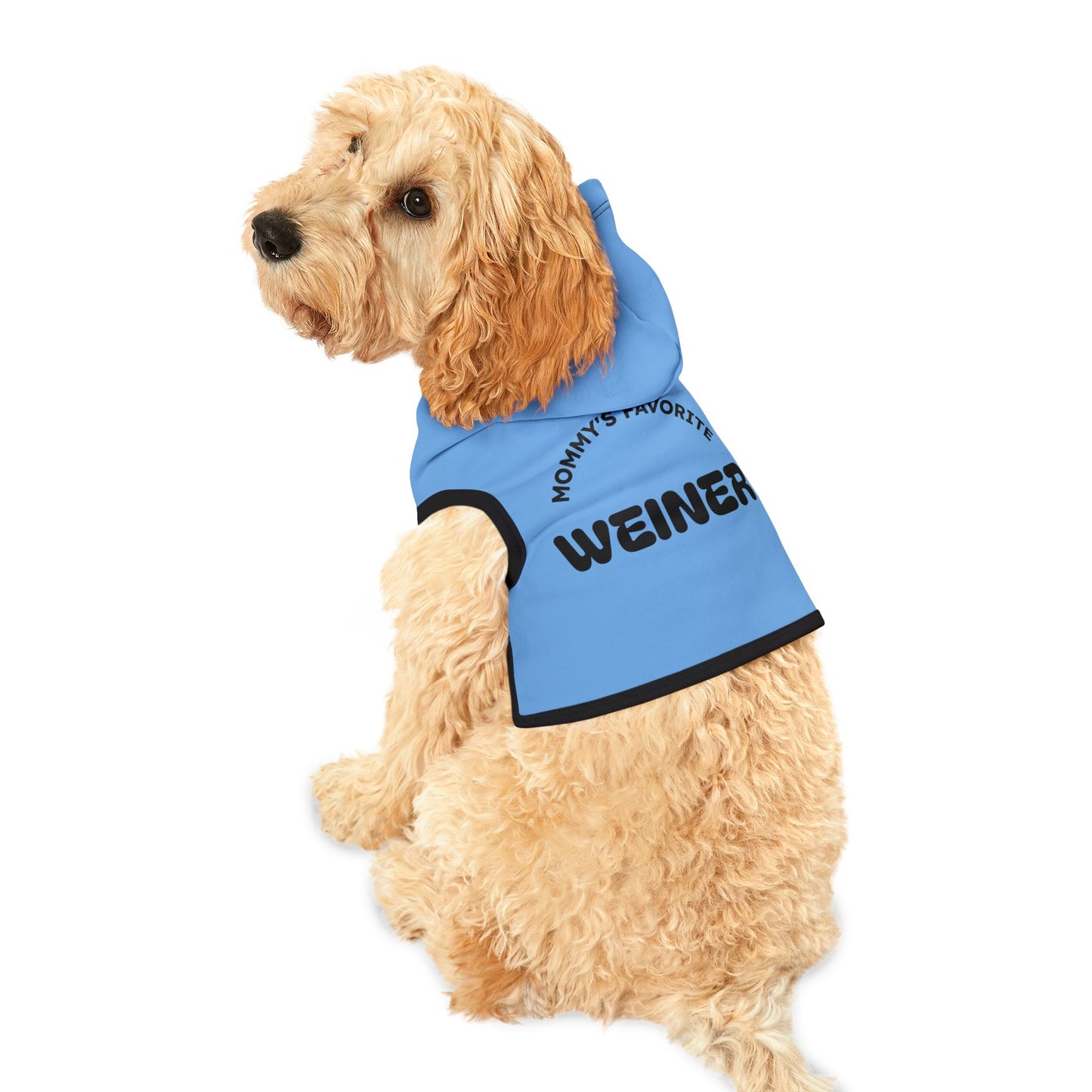 Mommy's Favorite Weiner Pet Hoodie, Cute Dog Coat, Fun Pet Apparel, Cozy Pet Outfit, Dog Lovers Gift, Casual Pet Wear