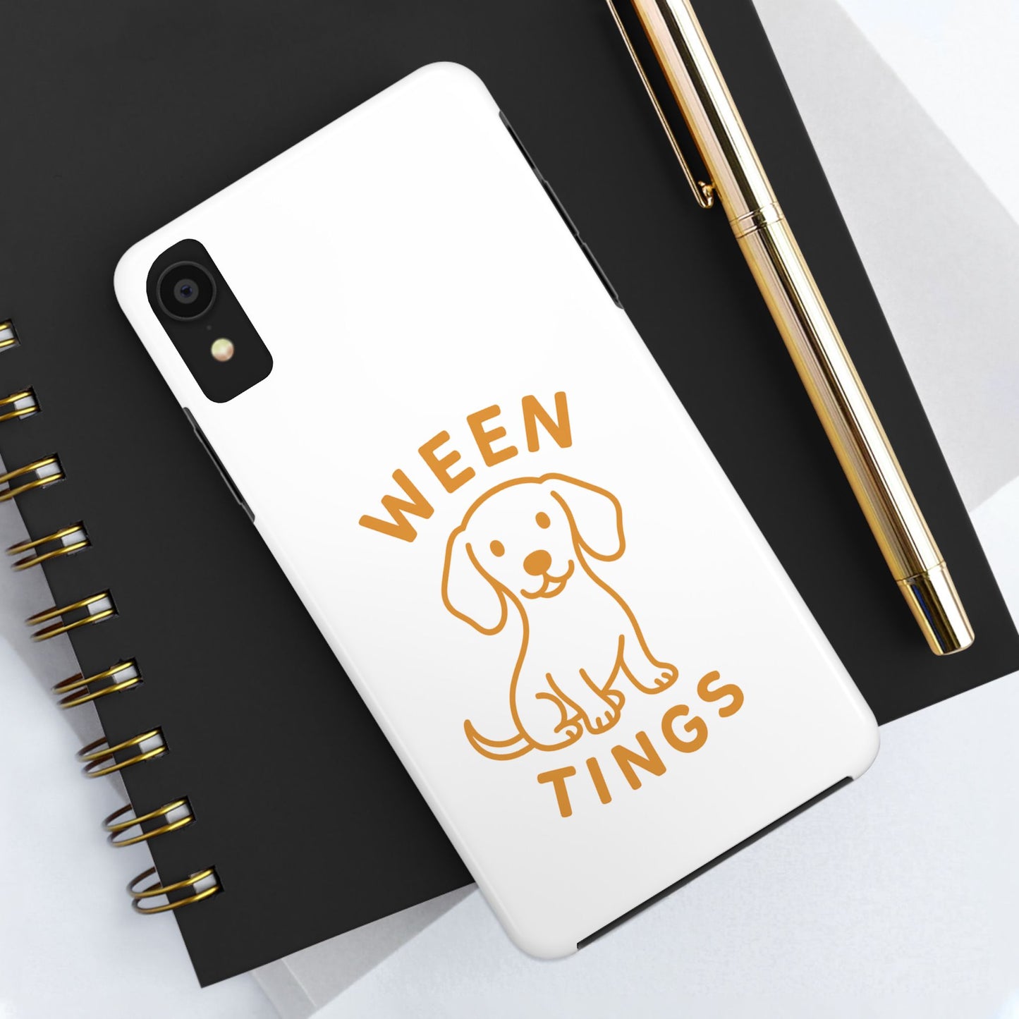 Cute Dog-Themed Tough Phone Cases, Funny Dog Gifts, Pet Lover Accessories, Ween Tings Phone Cover, Dog Owner Gift