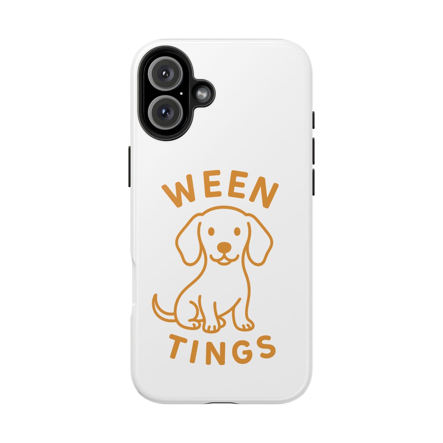 Cute Dog-Themed Tough Phone Cases, Funny Dog Gifts, Pet Lover Accessories, Ween Tings Phone Cover, Dog Owner Gift