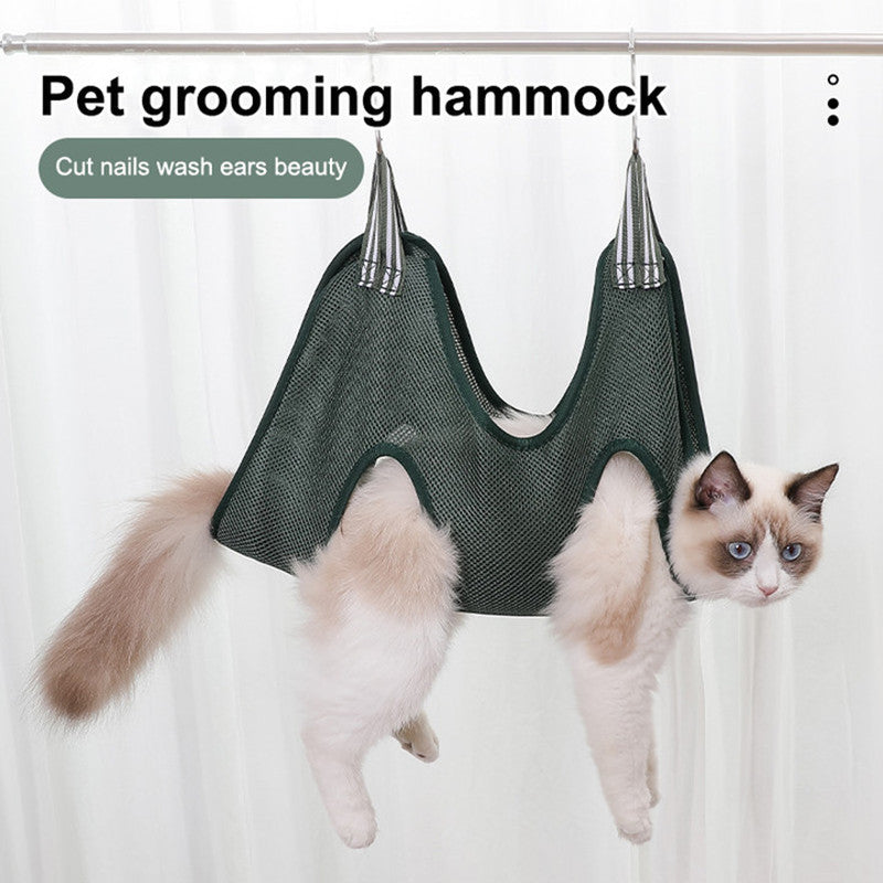 Pet Grooming Hammock Restraint Harness For Trimming Nail And Ear Care