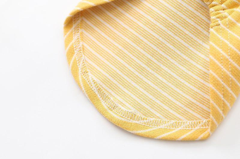 Striped T-Shirt with Attached "Cross-Body Bag" (S-3XL)