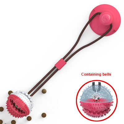 Dog Silicon Suction Cup-Tug Interactive Ball Toy