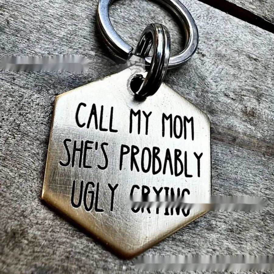 Funny Stainless Steel Metal Dog Tag