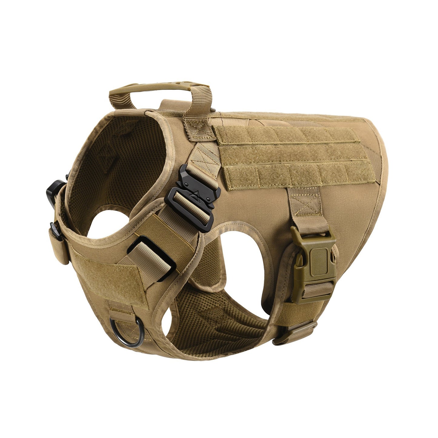 Three-piece Set- Tactical Pet Gear, Harness, Collar, & Leash (S-XL)