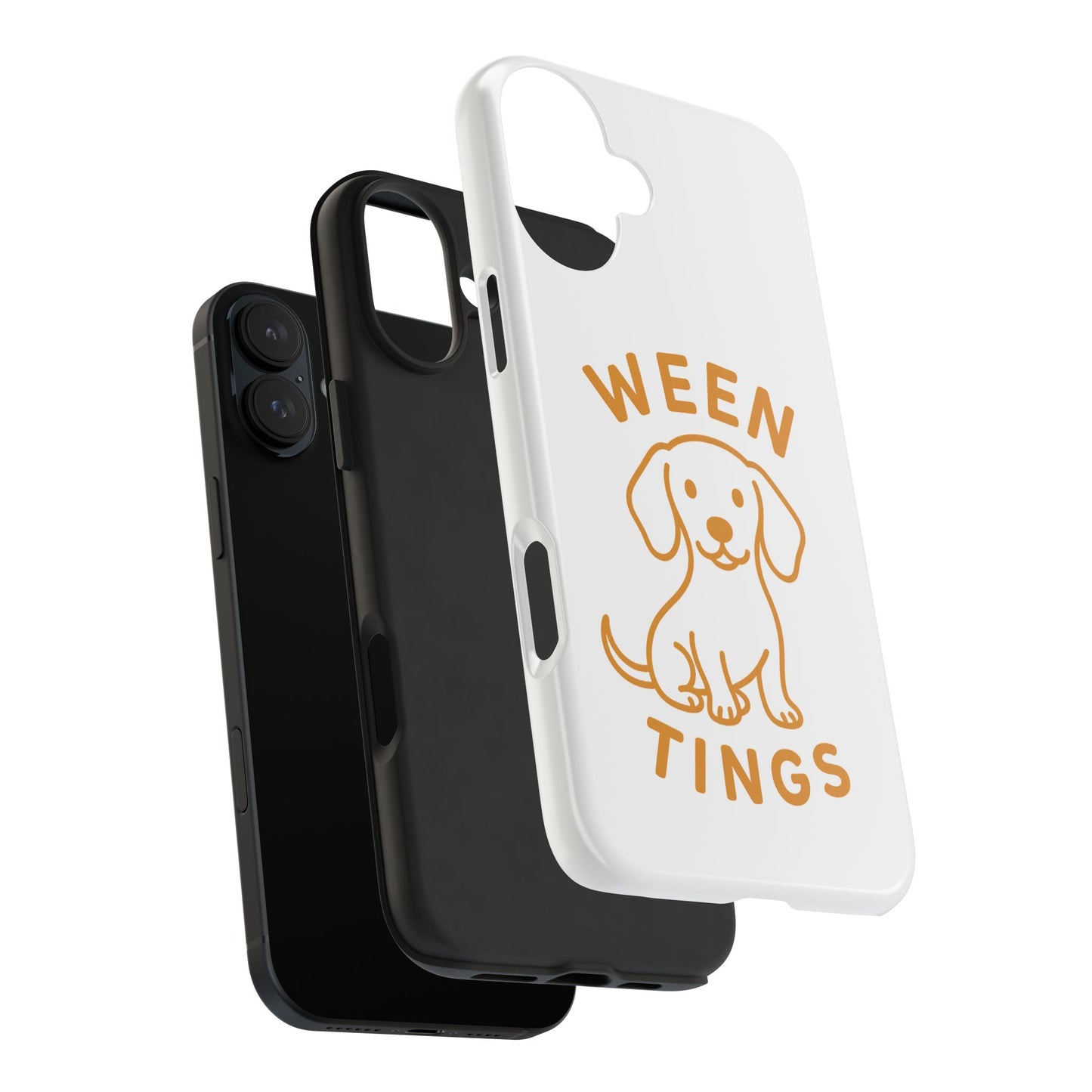 Cute Dog-Themed Tough Phone Cases, Funny Dog Gifts, Pet Lover Accessories, Ween Tings Phone Cover, Dog Owner Gift