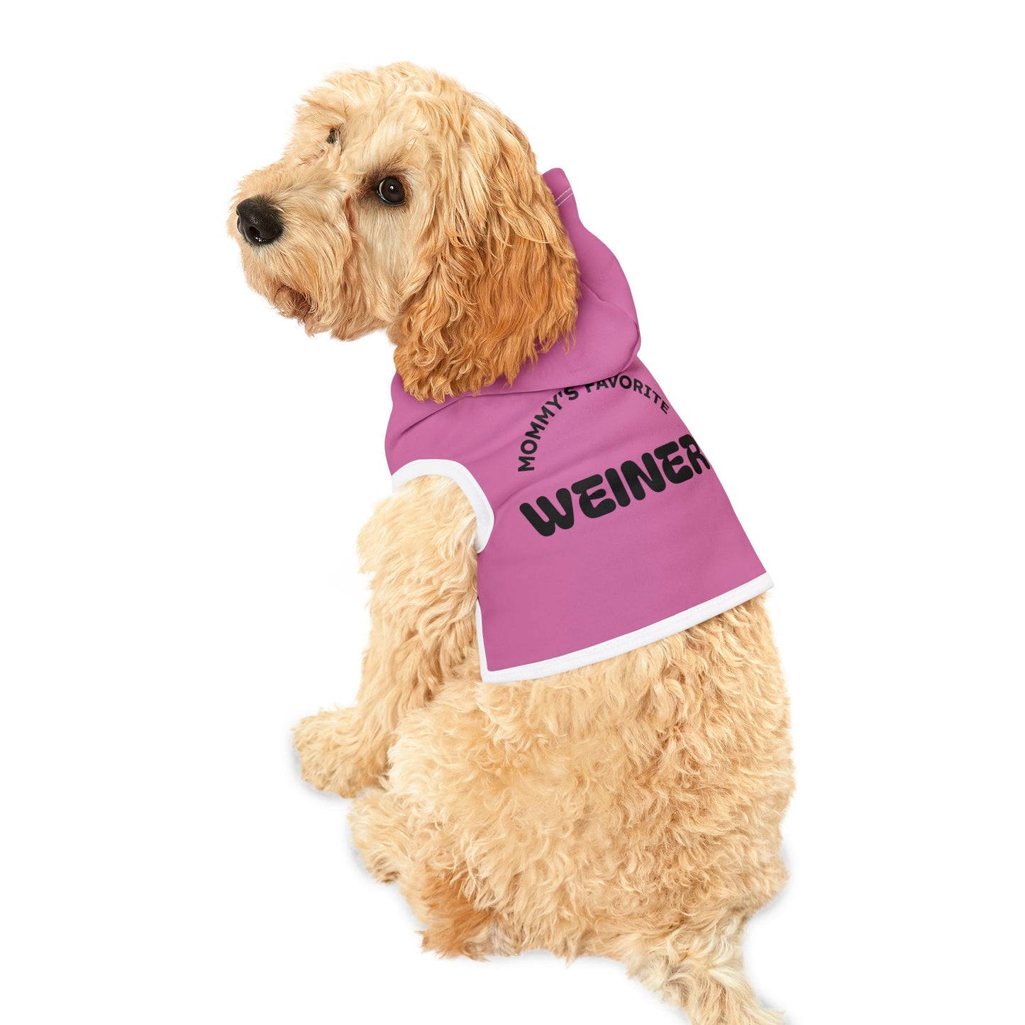 Mommy's Favorite Weiner Pet Hoodie, Cute Dog Coat, Fun Pet Apparel, Cozy Pet Outfit, Dog Lovers Gift, Casual Pet Wear