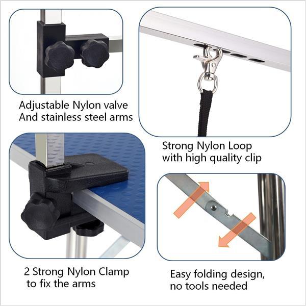 Large 46 Inch Grooming Table- 300 lb weight capacity