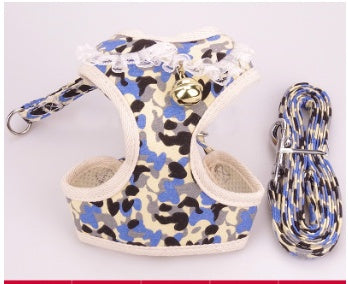Fancy Harness & Least Set w/ Frills or Bowtie
