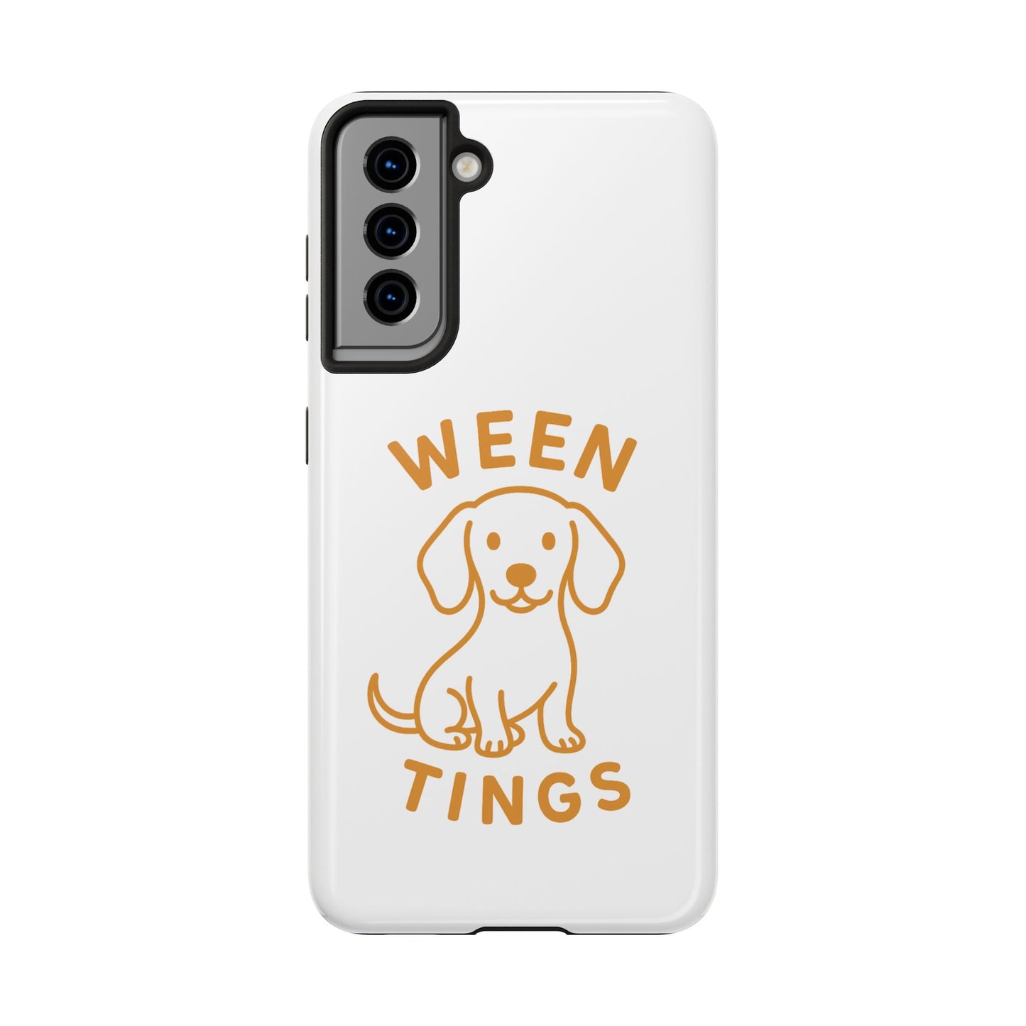 Cute Dog-Themed Tough Phone Cases, Funny Dog Gifts, Pet Lover Accessories, Ween Tings Phone Cover, Dog Owner Gift