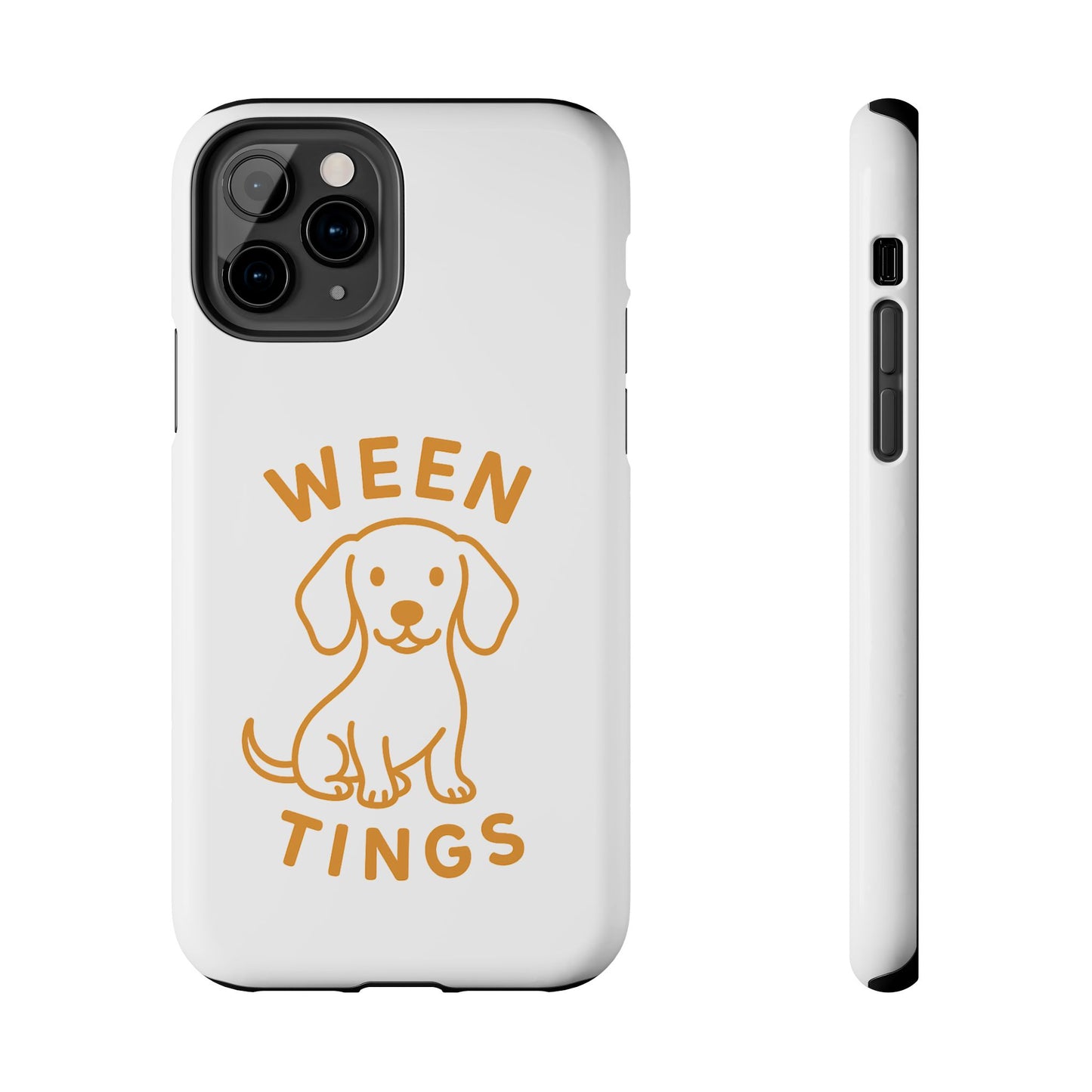 Cute Dog-Themed Tough Phone Cases, Funny Dog Gifts, Pet Lover Accessories, Ween Tings Phone Cover, Dog Owner Gift